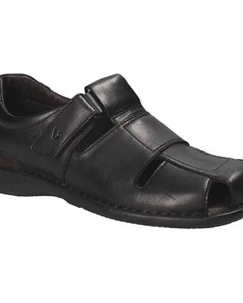 Čierne sandále Valleverde