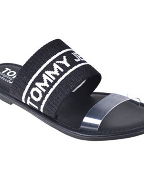 Čierne topánky Tommy Hilfiger