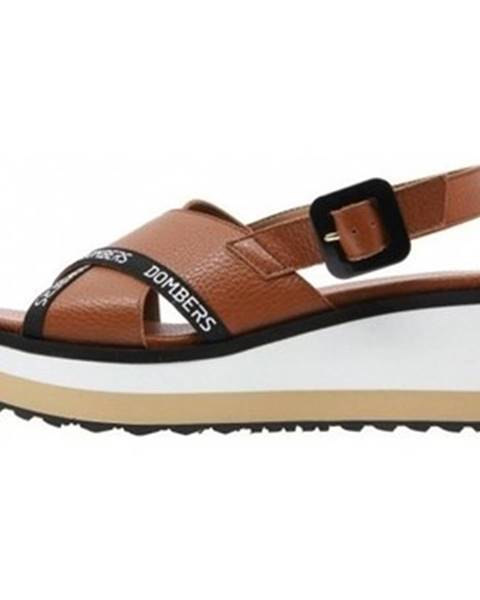 Hnedé sandále Dombers