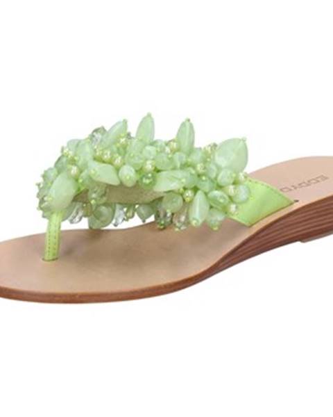 Zelené sandále Eddy Daniele