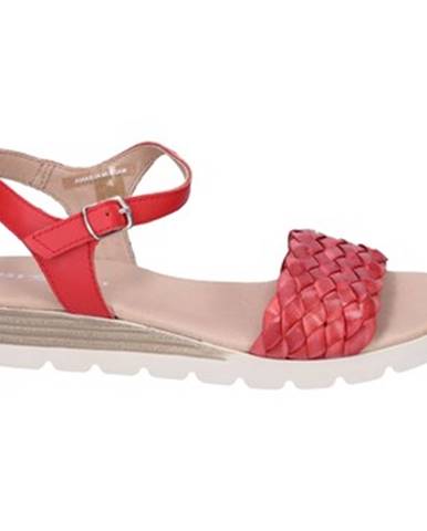 Červené sandále Rizzoli