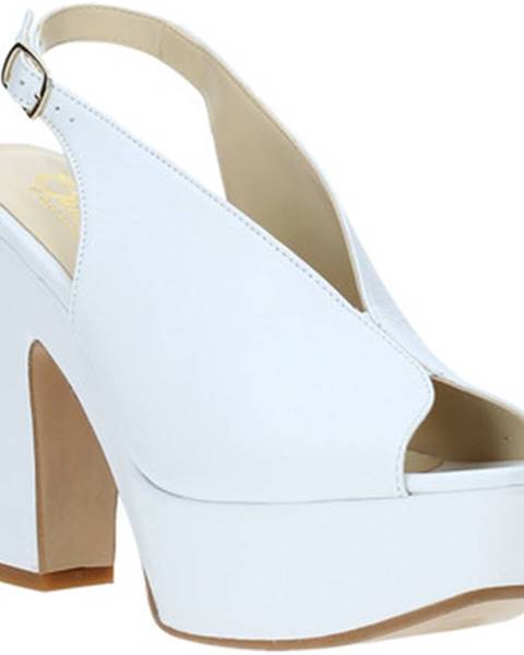 Biele sandále Grace Shoes