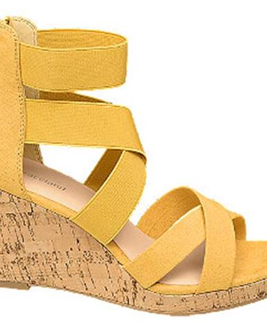 Žlté sandále Graceland