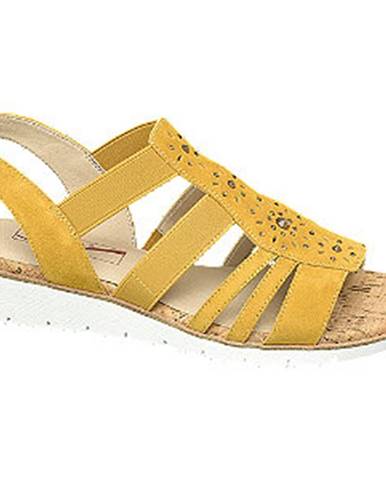 Žlté sandále Medicus