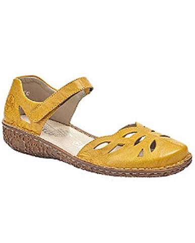 Žlté sandále Rieker