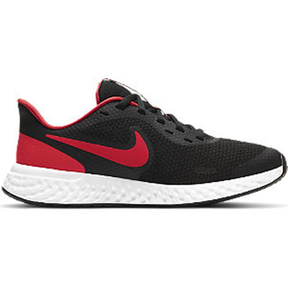 Nike Čierno-červené tenisky Nike Revolution 5 Gs