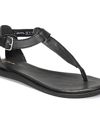 Čierne sandále Clarks
