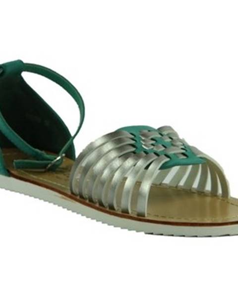 Zelené sandále Comer