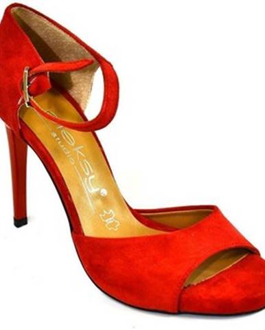 Červené sandále Oleksy