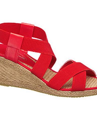 Červené sandále Graceland