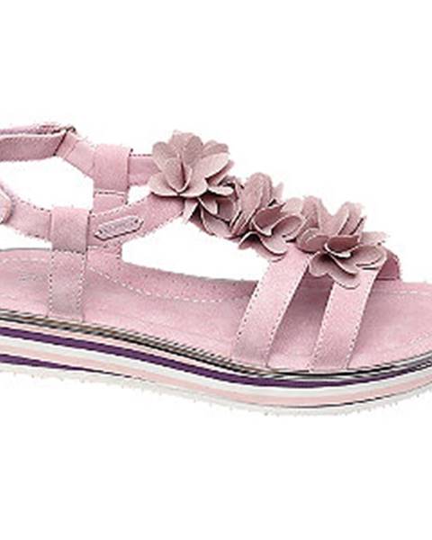 Ružové sandále Esprit