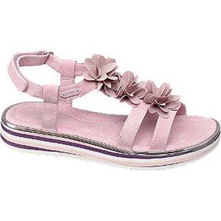 Ružové sandále na suchý zips Esprit