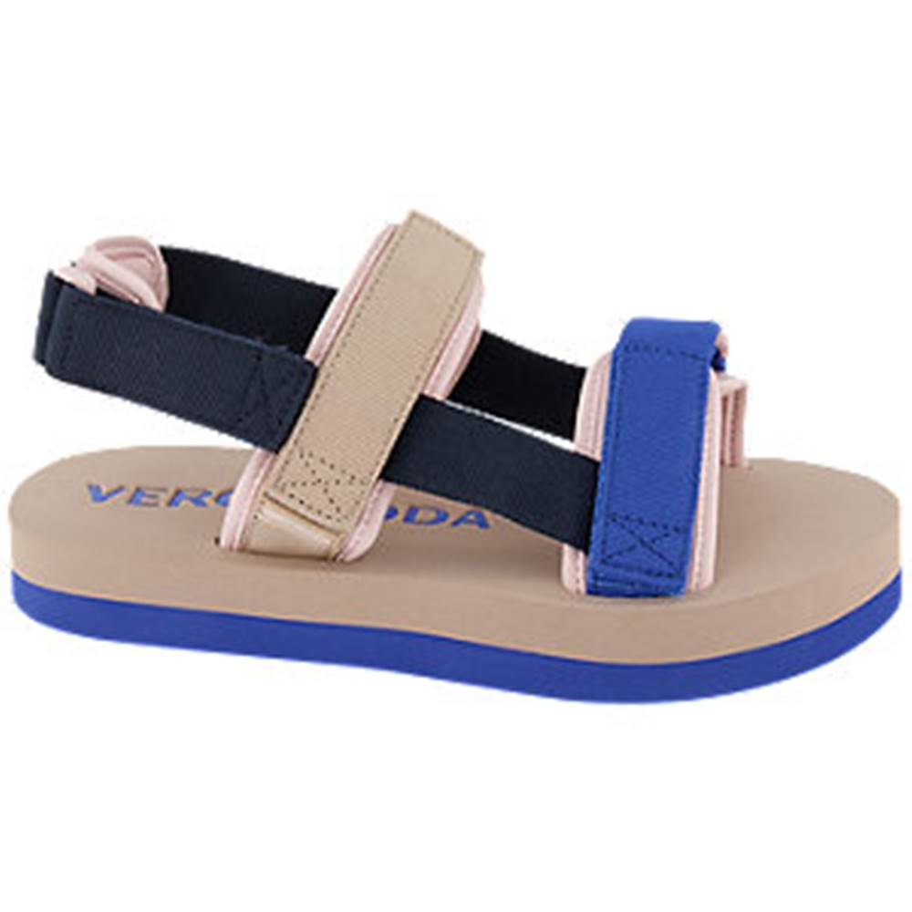Vero Moda Modro-béžové sandále Vero Moda
