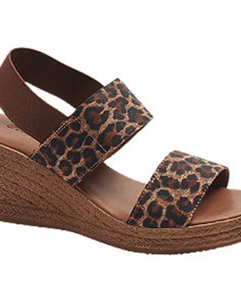 Hnedé sandále Graceland
