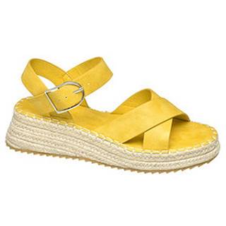 Žlté sandále na platforme Graceland