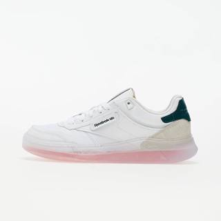 Reebok Club C Legacy White/ Twisted Coral/ Forest Green
