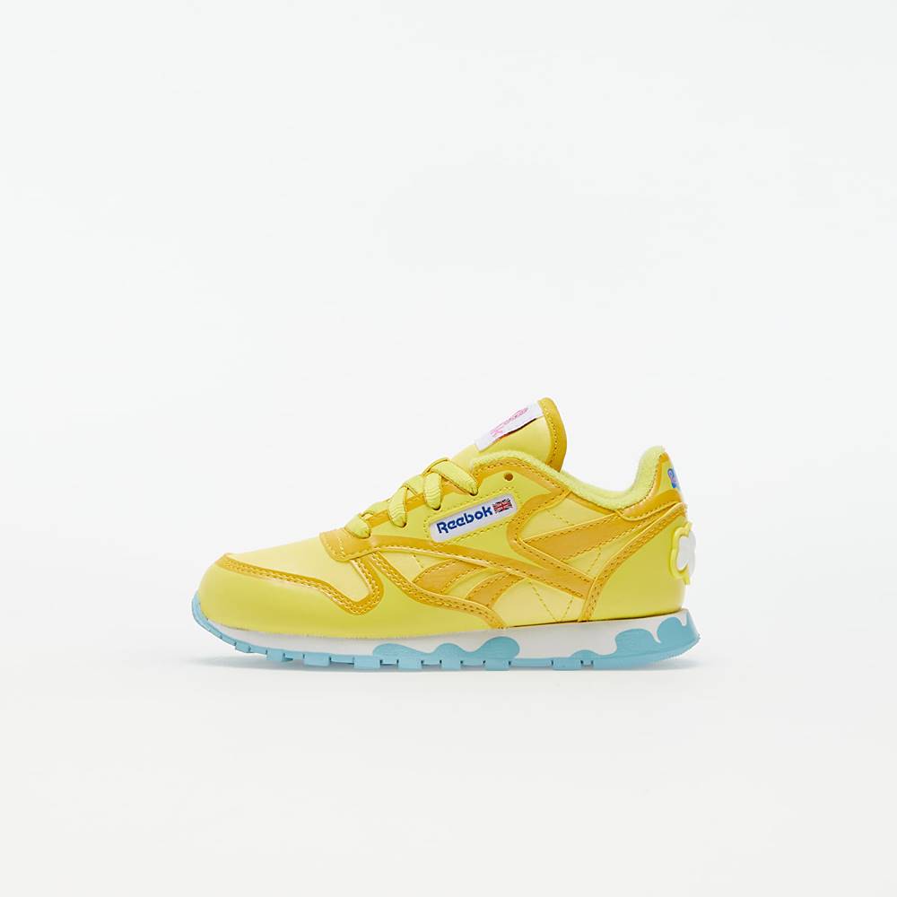 Reebok x Peppa Pig Classic Leather Power Yellow/ Forage Green/ Brave Blue