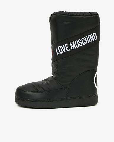 Čierna zimná obuv Love Moschino