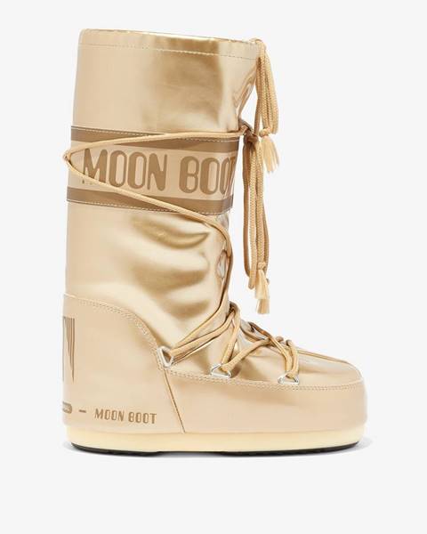 Zlaté topánky Moon Boot