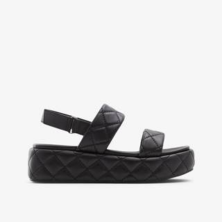 Čierne dámske sandále na platforme ALDO Cossette