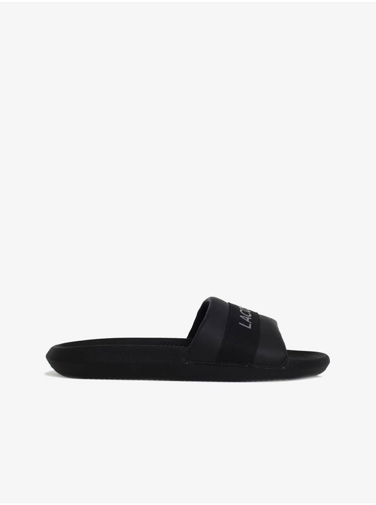 Lacoste Sandále, papuče pre mužov  - čierna