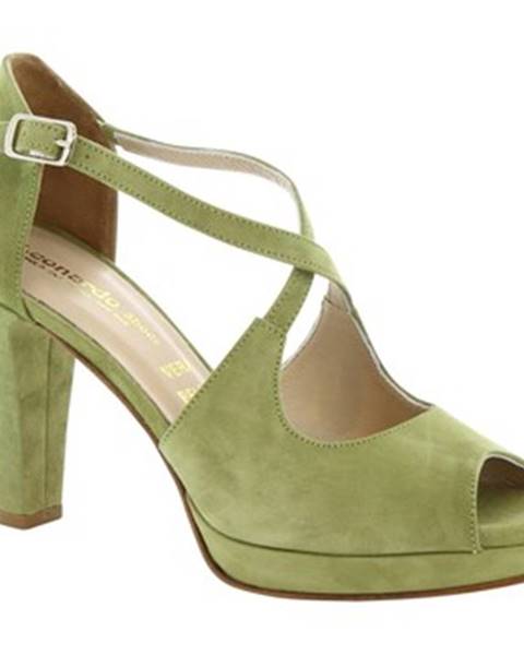 Zelené topánky Leonardo Shoes