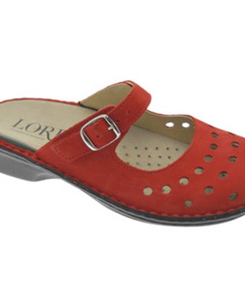 Červené topánky Calzaturificio Loren