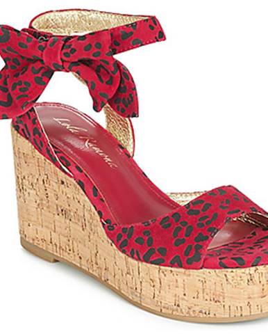 Červené sandále Lola Ramona