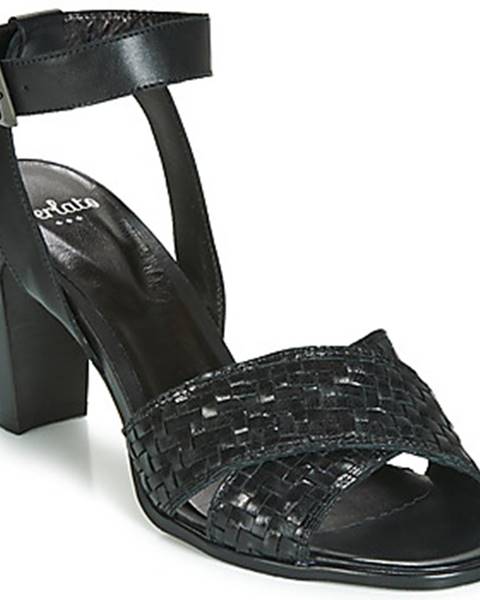Čierne sandále Perlato