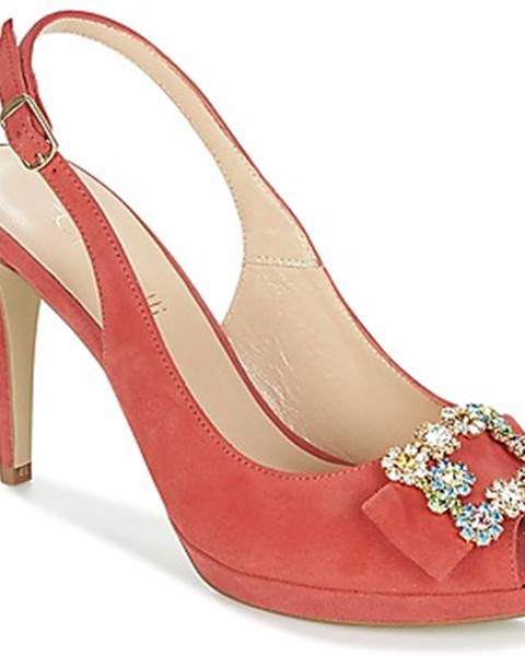 Červené sandále Fericelli