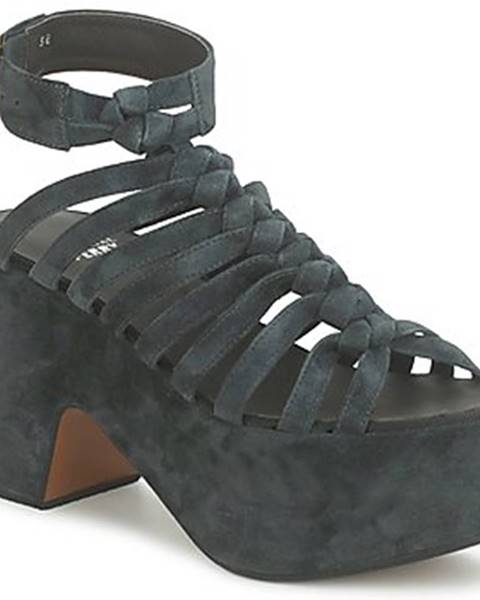 Čierne sandále Michel Perry