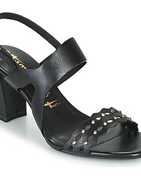 Čierne sandále Tamaris